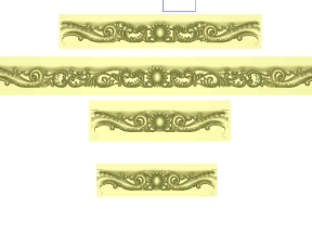 Mẫu CNC yếm ghế lá tây