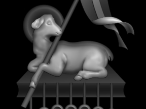 Mẫu con chiên công giáo cnc jdpaint