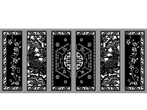 Mẫu cổng 6 cánh hoa sen cnc