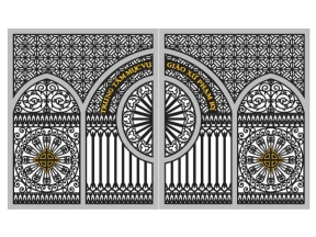 Mẫu cổng công giáo thiết kế đẹp nhất