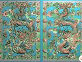 Mẫu Cột Rồng Quấn jdpaint