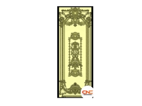 Mẫu cửa hoa lá tây cnc thiết kế jdp