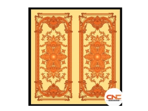 Mẫu cửa lá tây ô chính cnc thiết kế jdp đẹp