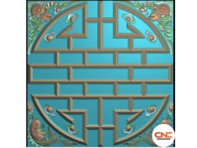 Mẫu cửa sổ chữ thọ con dơi đẹp cnc