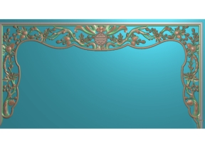 Mẫu cửa võng cnc cực đẹp hoa mai chữ thọ