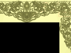 Mẫu cửa võng rồng tứ linh