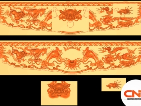 Mẫu dạ hổ phù chắp cnc jdp