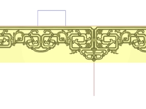 Mẫu dạ triện hoa lá tây cnc