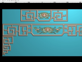 Mẫu dạ triện sen lọng thủng