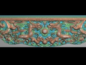 Mẫu dạ triện tứ linh cnc