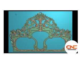 Mẫu đầu giường cnc file jdp đẹp