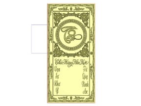 Mẫu đốc lịch gỗ đẹp với họa tiết chữ Tâm kết hợp Hoa lá tây CNC