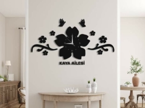 Mẫu đồng hồ decor hình hoa