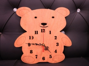 Mẫu đồng hồ gấu bông CNC