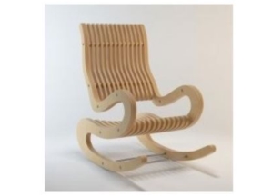 Mẫu dxf mô hình lắp ráp ghế ngồi gỗ