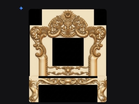 Mẫu ghế hoa lá tây cực đẹp cnc