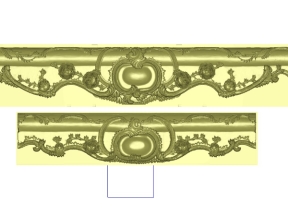 Mẫu giường hoa hồng cnc