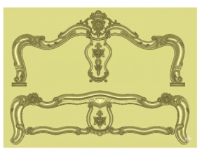 Mẫu giường hoa hồng cnc cực đẹp