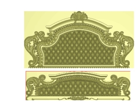 Mẫu giường hoa lá tây cnc đẹp