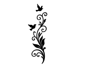 Mẫu hoa decor treo tường cnc