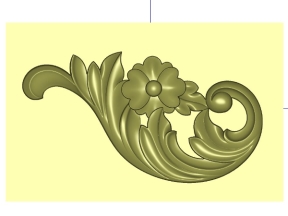Mẫu Hoa góc CNC đẹp họa tiết Hoa lá tây đơn giản