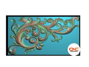 Mẫu Hoa góc cnc hoa lá tây tuyệt đẹp