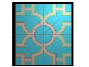 Mẫu hoa góc đẹp 3d cnc