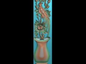 Mẫu hoa hồng đoản ghế cnc đẹp