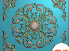 Mẫu hoa lá tây cực đẹp cnc jdp cực đẹp