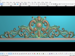 Mẫu hoa lá tây đỉnh mới CNC file Jdp đẹp