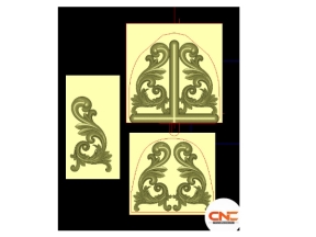 Mẫu hoa lá tây đơn giản cnc file jdp đẹp