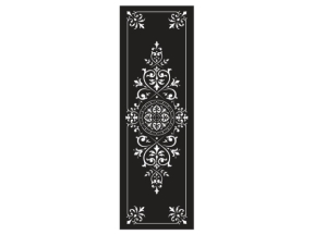 Mẫu hoa văn cửa sắt 1 cánh đẹp cnc