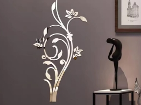 Mẫu hoa văn dán tường cnc