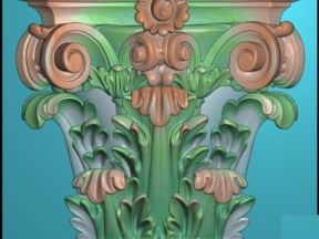 Mẫu hoa văn đấu cột cnc