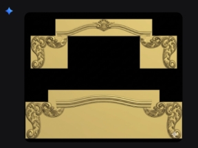 Mẫu hoa văn giường cnc cực đẹp