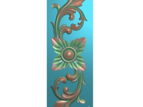 Mẫu hoa văn hoa lá tây cnc cực đẹp