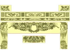 Mẫu hoa văn họa tiết cho Tủ thờ Jdpaint