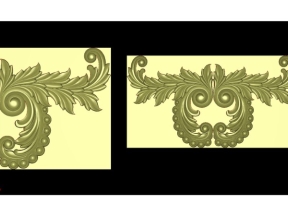 Mẫu hoa văn lá tây cửa nhôm đúc