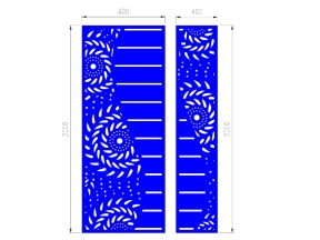 Mẫu hoa văn vách ngăn, cửa sắt cnc đẹp