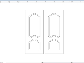 Mẫu huỳnh cửa cắt cnc đơn giản nhất