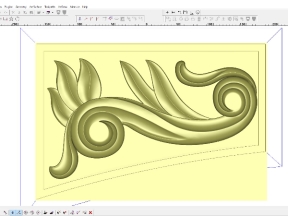 Mẫu jdpaint hoa lá tây CNC mẫu đặc biệt độc đáo