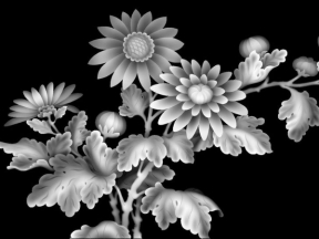 Mẫu jdpaint mẫu hoa cúc tuyệt đẹp miễn phí trong điêu khắc CNC