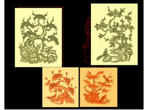 Mẫu jdpaint tứ quý đẹp mắt 2025 mới