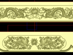 Mẫu kệ hoa văn rồng phượng cnc cực đẹp