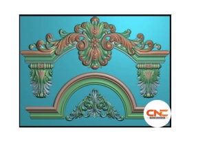 Mẫu Khắc CNC vòm cửa chính jdp đẹp mắt