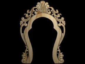 Mẫu khung gương bàn phấn cnc thiết kế jdp đẹp