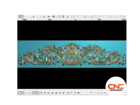 Mẫu lá tây vòm cửa cnc thiết kế jdp