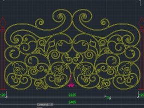 Mẫu lan can hiện đại file dxf cắt cnc