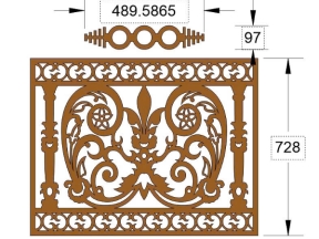 Mẫu lan can mẫu đẹp nhất dxf