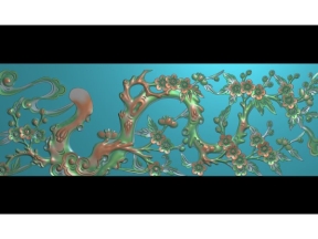 Mẫu Mai Hóa Rồng CNC Hoa Văn Phong Thủy
